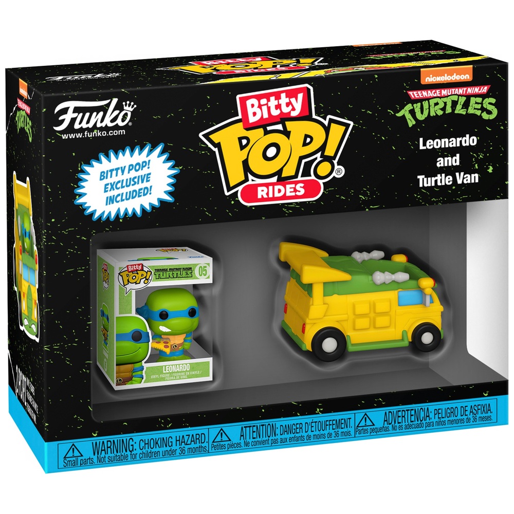 POP! Vinyl: Bitty POP Ride Teenage Mutant Ninja Turtles Leonardo and ...