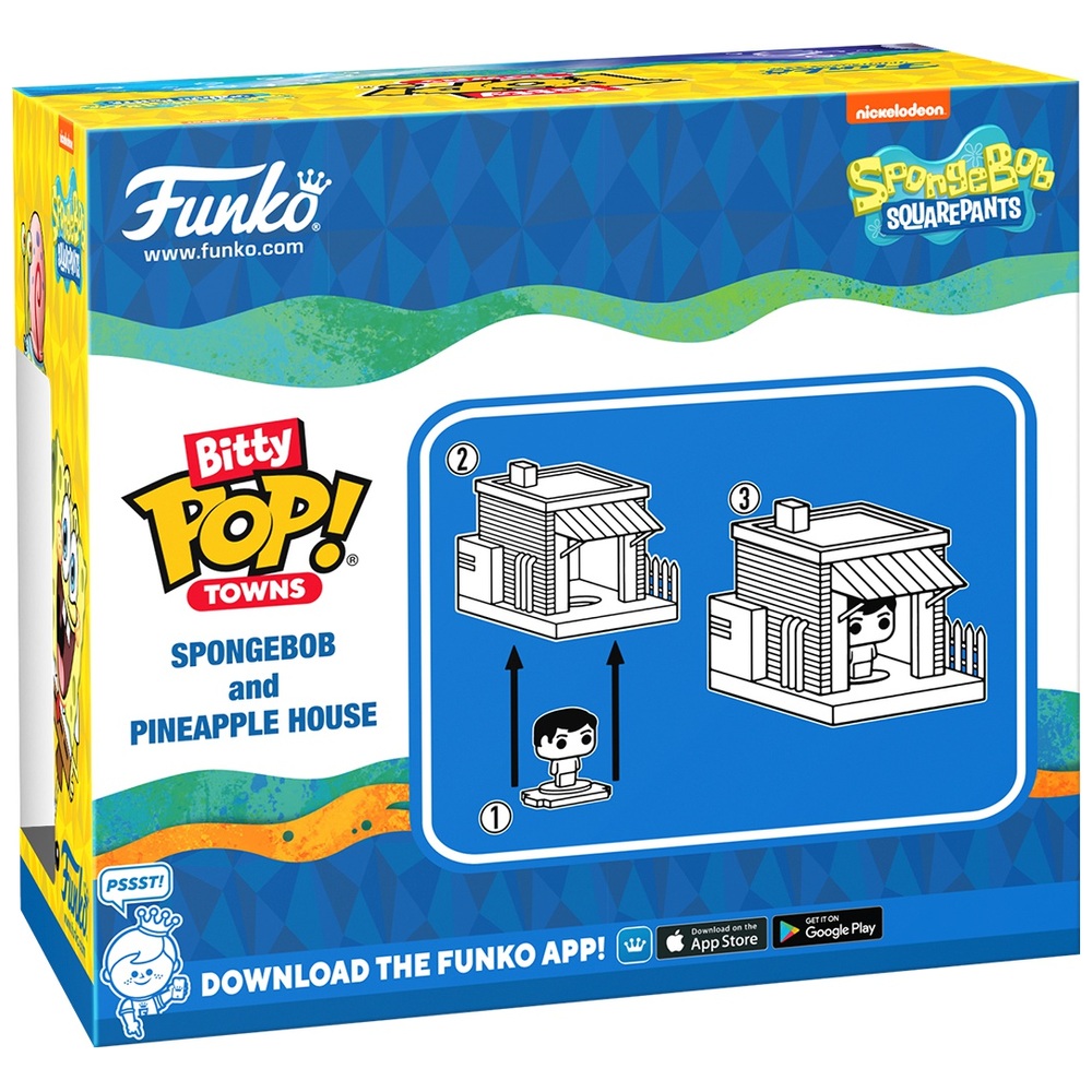 POP! Vinyl: Bitty POP Town SpongeBob and Pineapple House | Smyths Toys UK