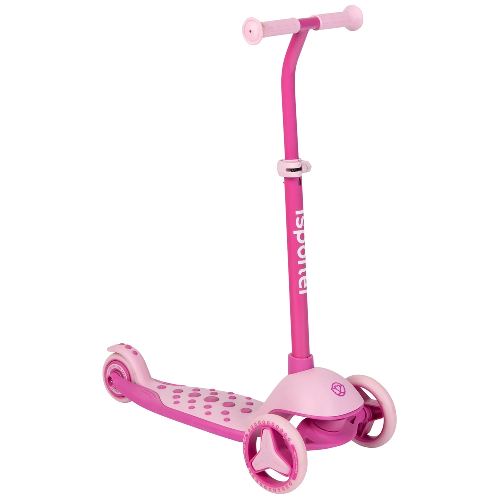 Aero ISporter 3 Wheeled Toddler Scooter For Kids Ages 3-5 (up To 3-12 Years Old), Kick Scooters For Boys And Girls, With Dynamic RGB Lights, Clear Wheels, Lean To Steer And Height