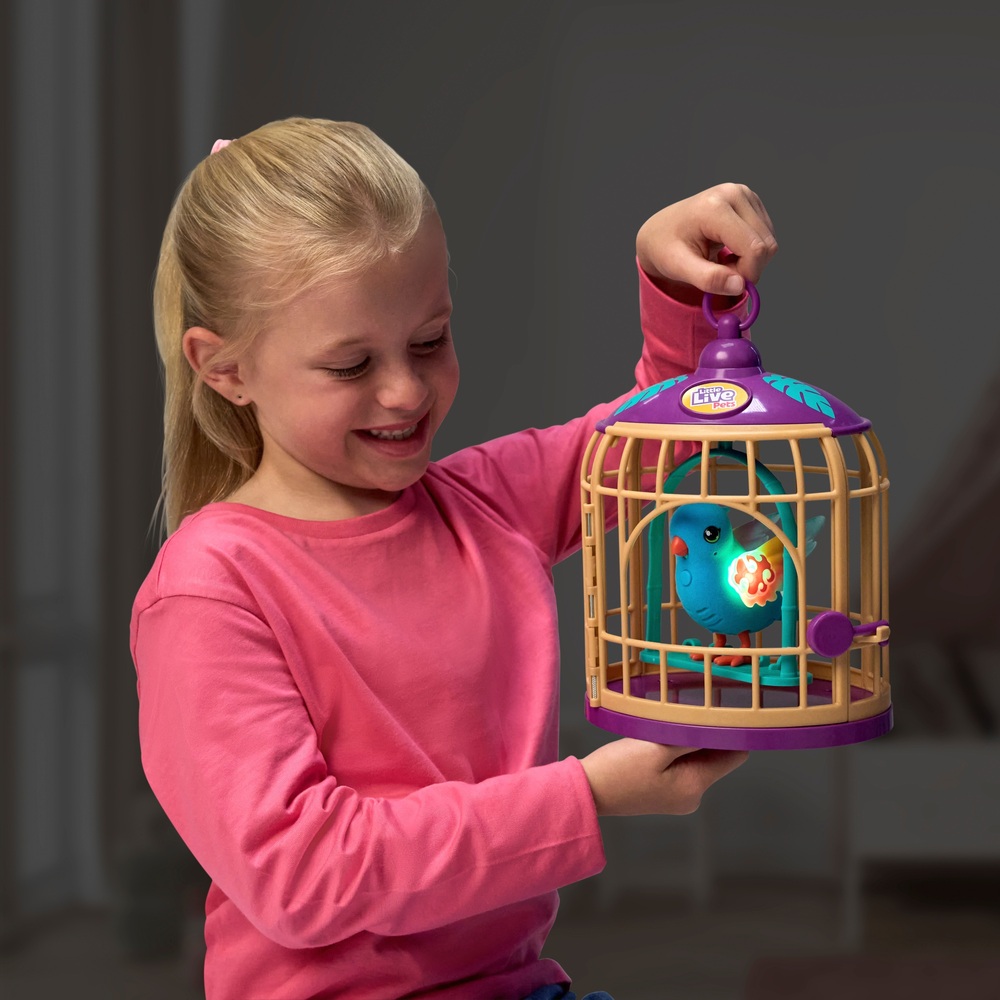 Little Live Pets Lil' Bird & Cage - Jungle Series Pango | Smyths Toys UK