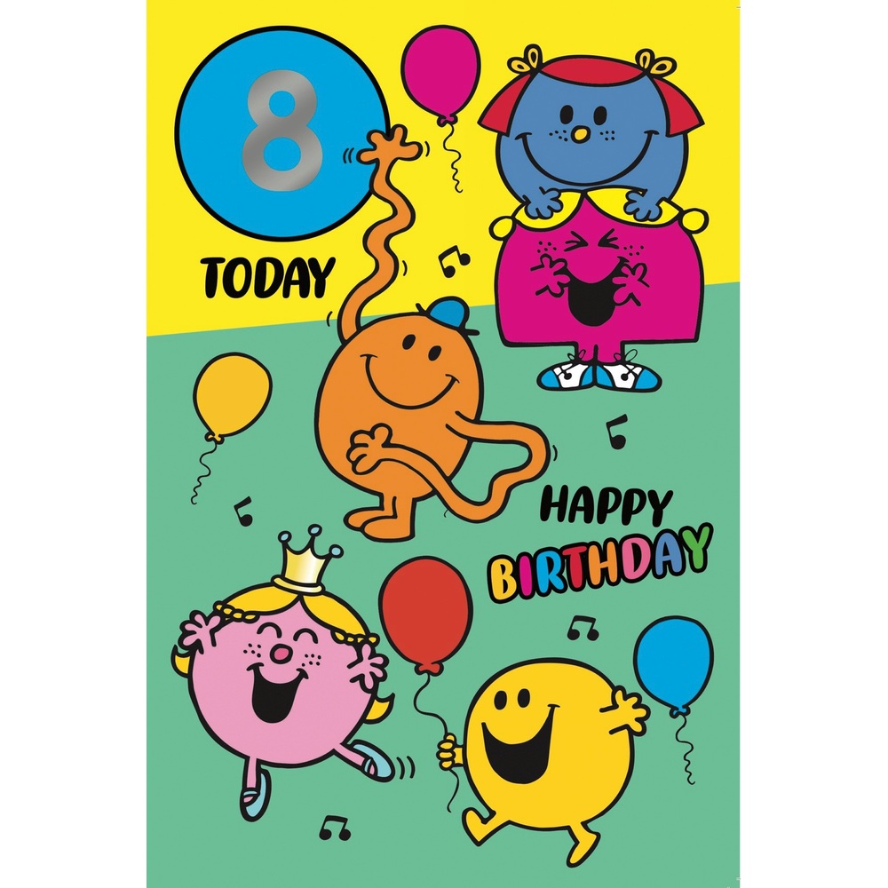 Mr Men Customisable Birthday Card | Smyths Toys UK