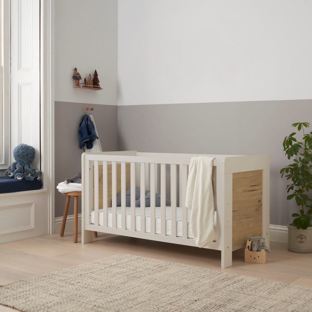 Tutti Bambini Essentials Alba Cot Bed Ecru | Smyths Toys UK