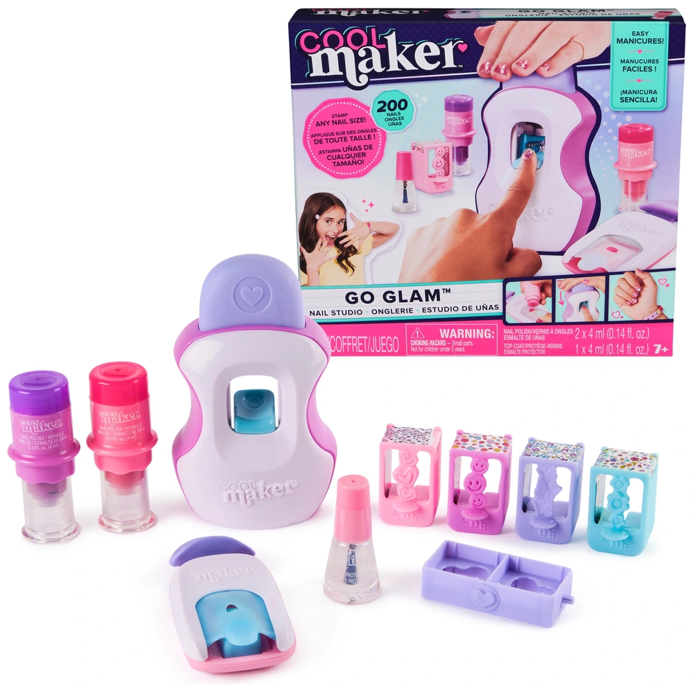 SS・Nail*コフレGWP キット_28個 Cool Maker Nail Stamping Go Glam Studio Kit | Smyths Toys UK