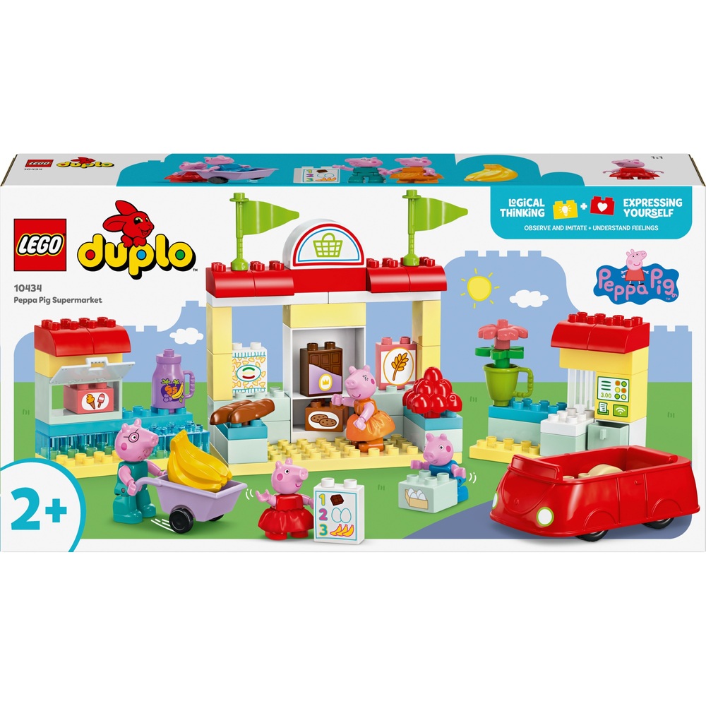 LEGO DUPLO 10434 Peppa Pig Supermarket Set | Smyths Toys UK