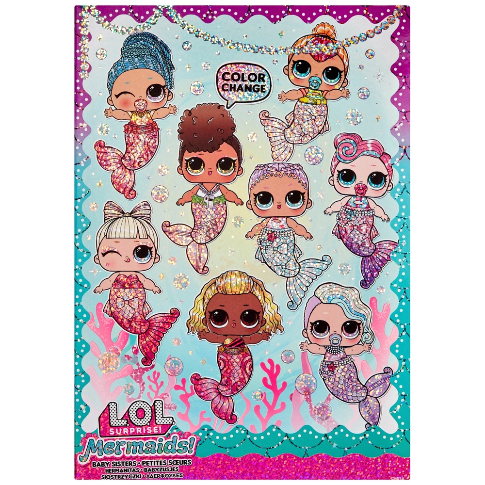 LOL Surprise Doll Mini Baby Sisters Mermaids Assortment Smyths Toys UK