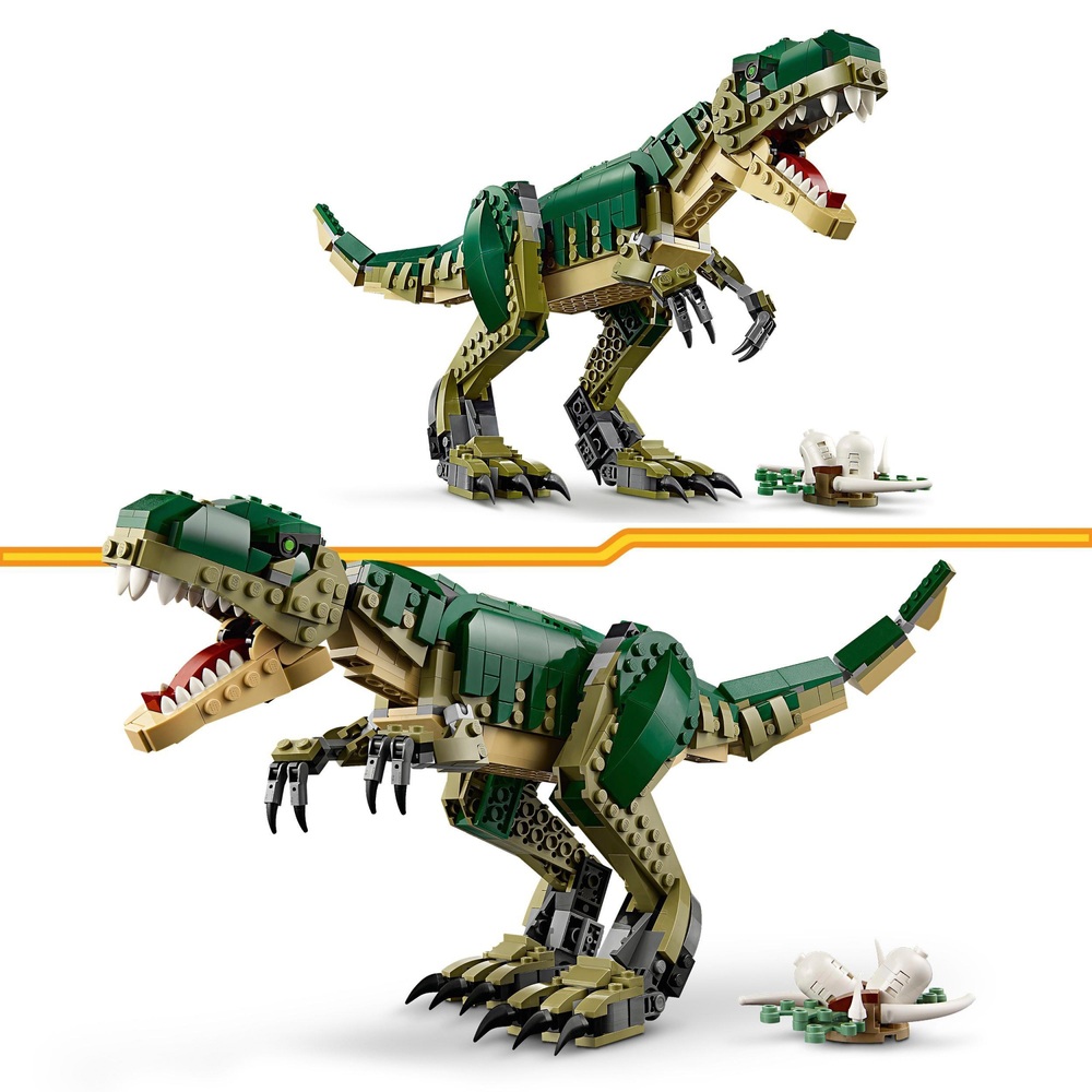 LEGO Creator 31151 3-in-1 T. Rex Dinosaur Figure Set | Smyths Toys UK