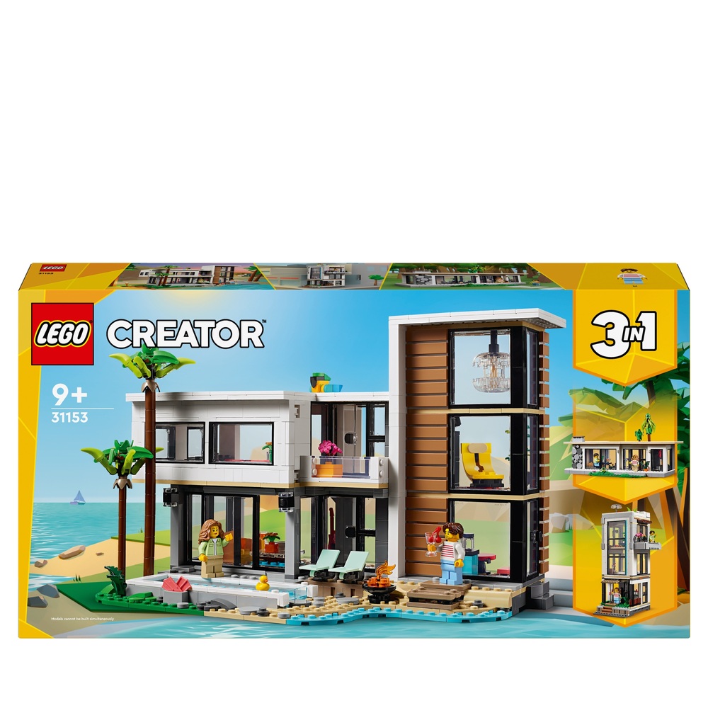 LEGO Creator 31153 3 in 1 Modern House Building Set