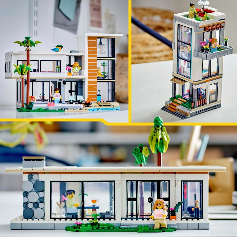 LEGO Creator 31153 3-in-1 Modern House Building Set | Smyths Toys UK