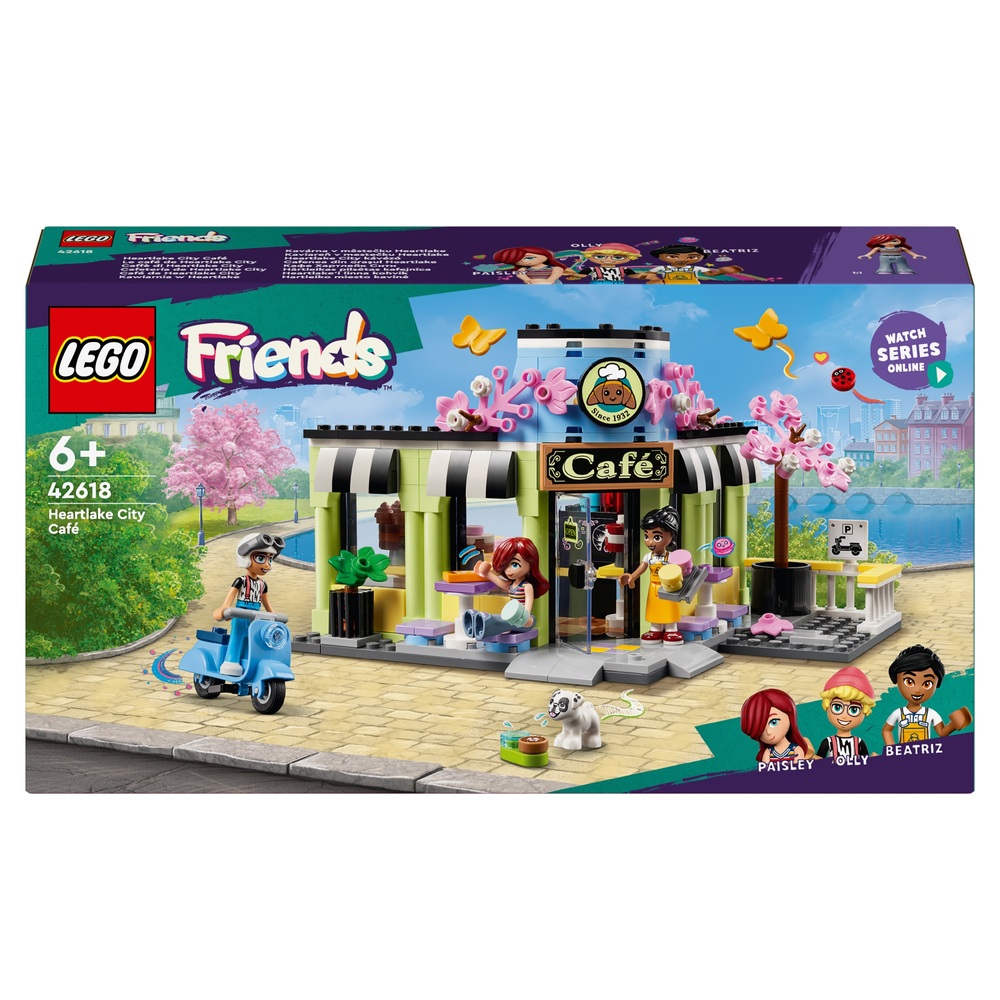 LEGO Friends 42618 Heartlake City Cafe Set Smyths Toys UK