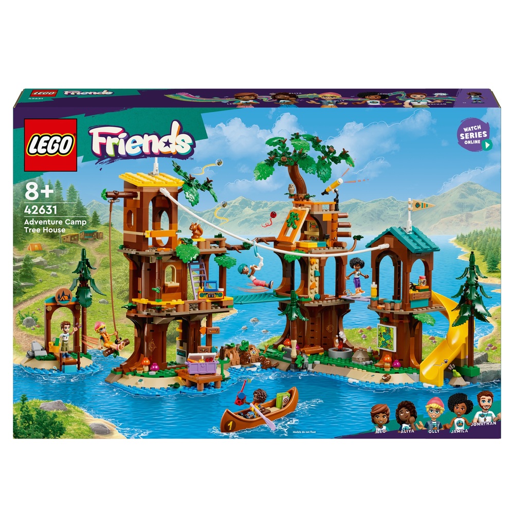 LEGO Friends 42631 Adventure Camp Tree House Set | Smyths Toys UK