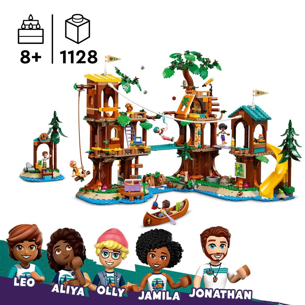 LEGO Friends 42631 Adventure Camp Tree House Set | Smyths Toys UK