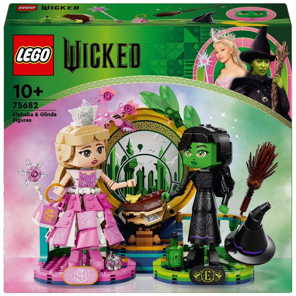 LEGO Wicked 75682 Elphaba & Glinda Figures Set | Smyths Toys UK