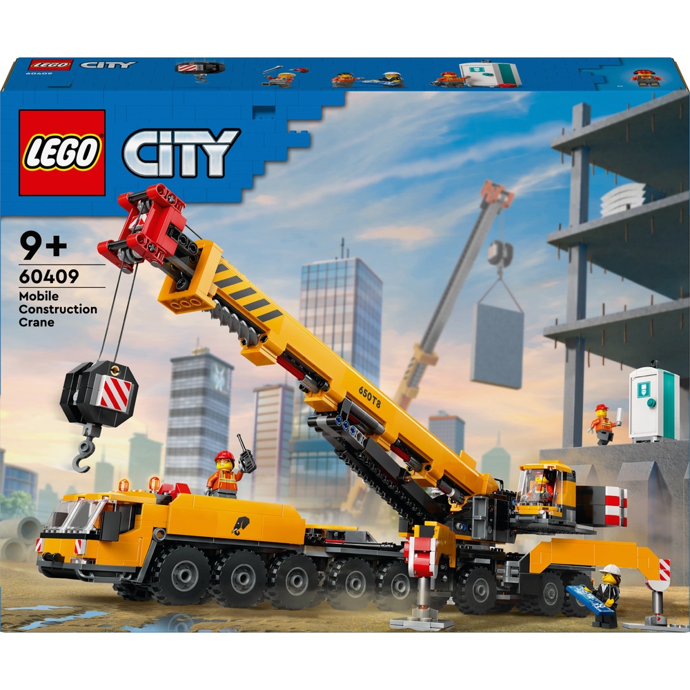 LEGO City 60409 Mobile Construction Crane Set | Smyths Toys UK