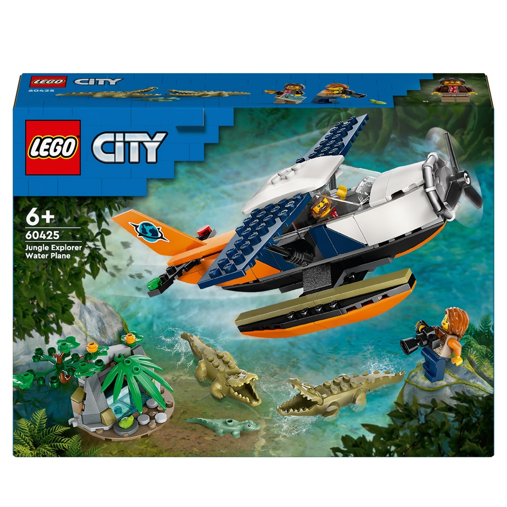 LEGO City 60425 Planes Jungle Explorer Water Plane Set Smyths Toys Ireland