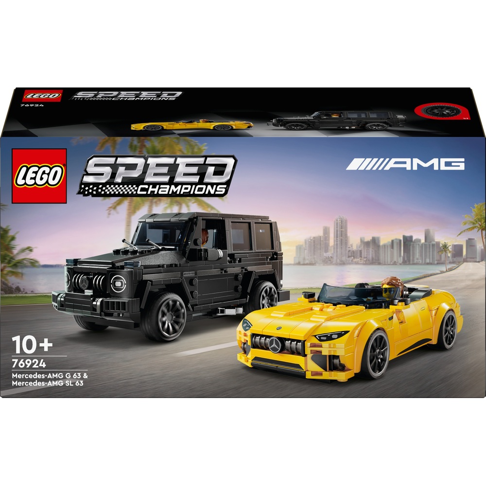 LEGO Speed Champions 76924 Mercedes-AMG G 63 & Mercedes-AMG SL 63 Car ...