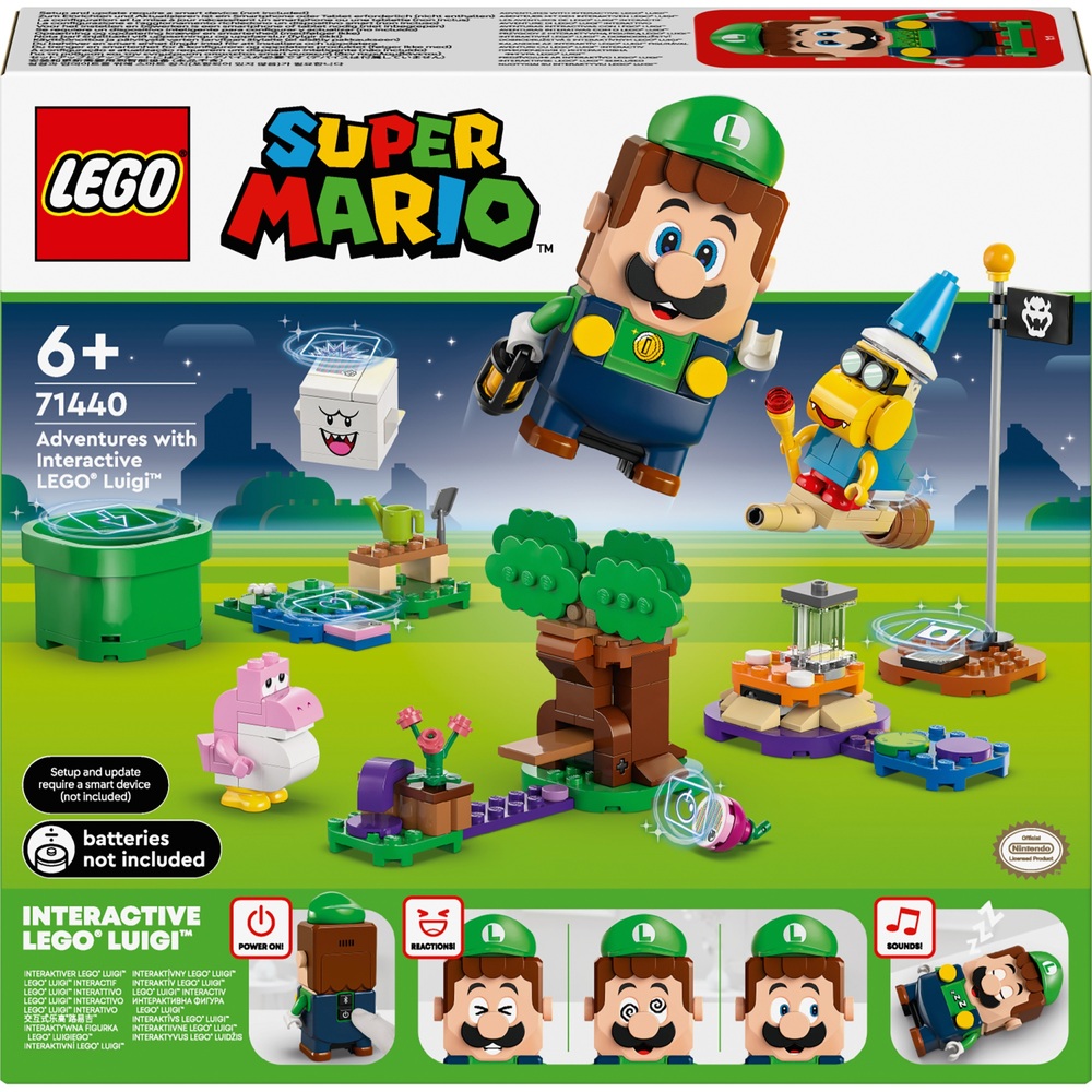 LEGO Super Mario 71440 Adventures with Interactive LEGO Luigi Set ...