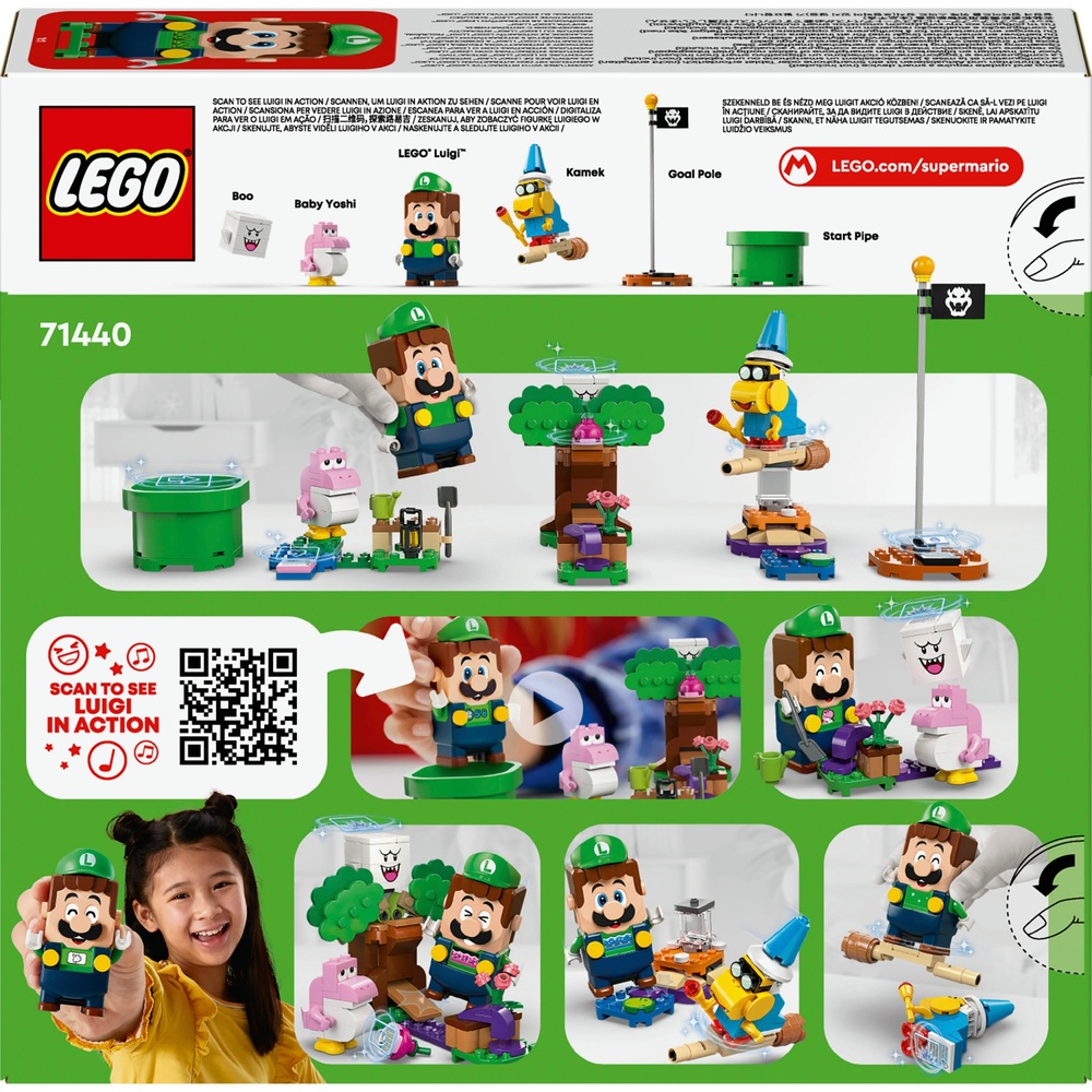 LEGO Super Mario 71440 Adventures with Interactive LEGO Luigi Set ...