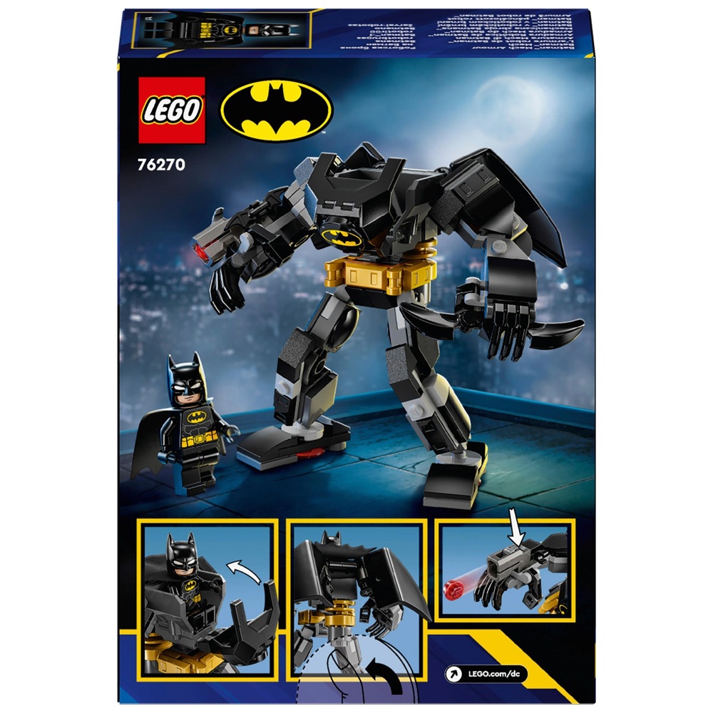 LEGO DC 76270 Batman: Batman Mech Armour Set | Smyths Toys UK