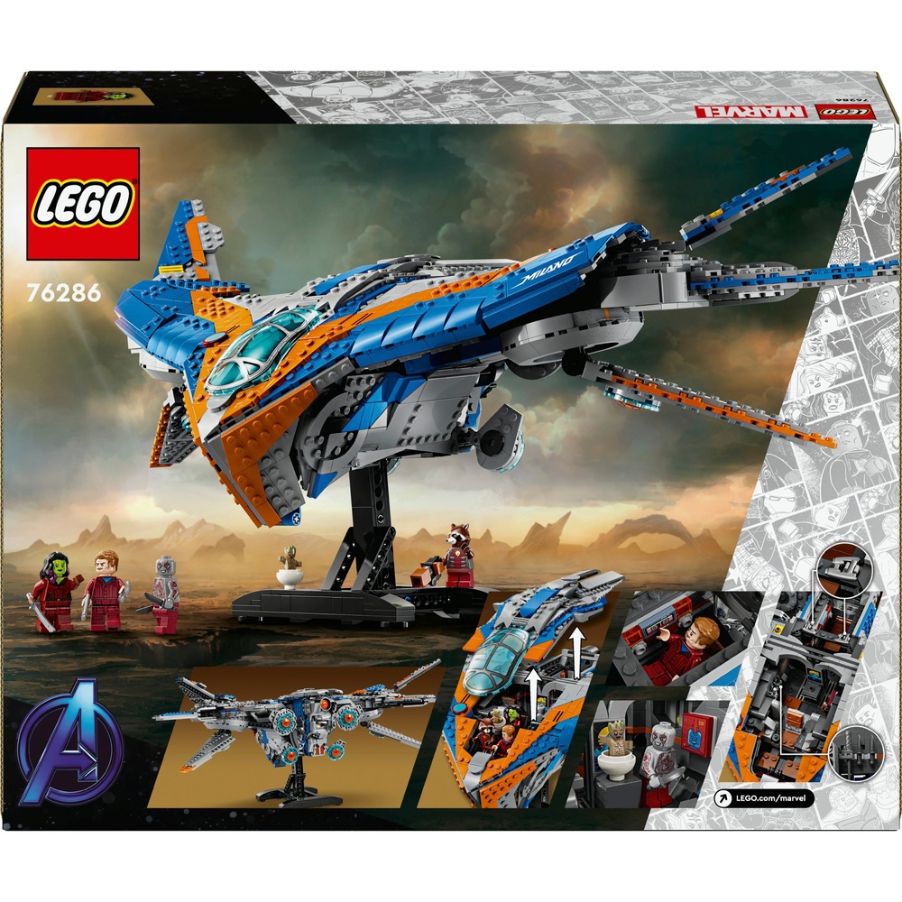 LEGO Marvel 76286 Guardians of the Galaxy The Milano Spaceship Set Smyths Toys UK