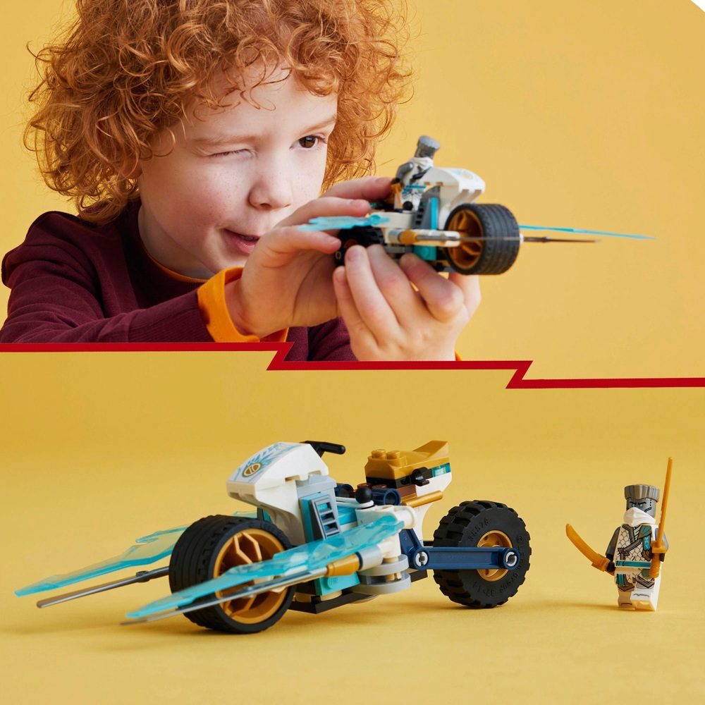 LEGO NINJAGO 71816 Zane’s Ice Motorcycle Set | Smyths Toys UK