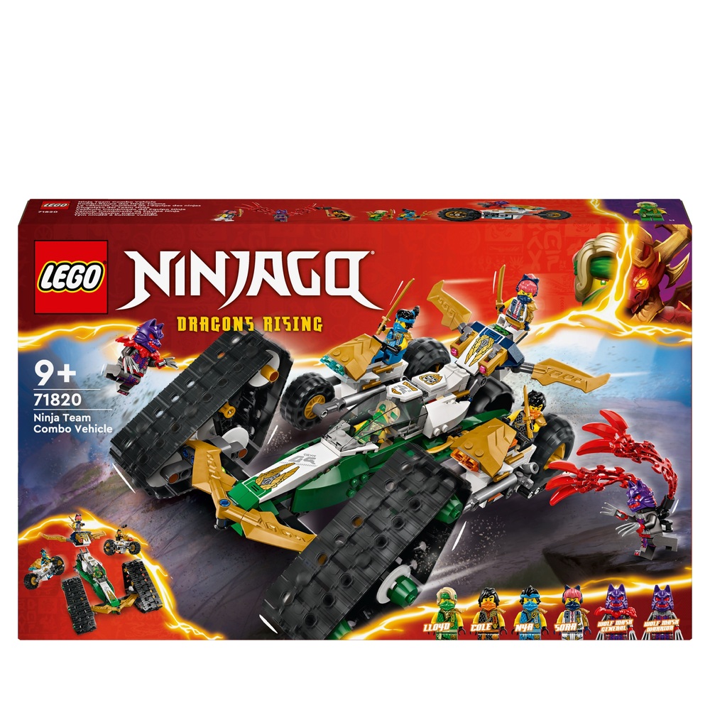 LEGO NINJAGO 71820 Ninja Team Combo Vehicle Set | Smyths Toys UK