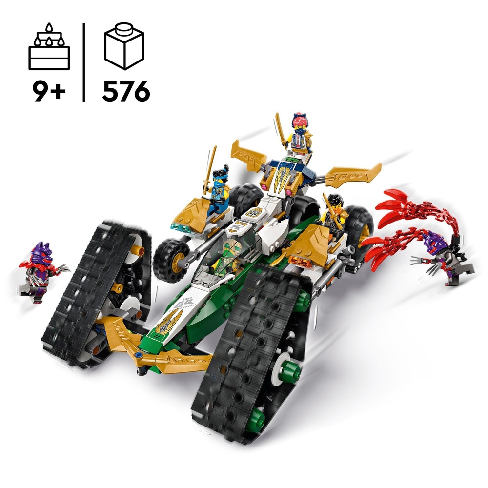 LEGO NINJAGO 71820 Ninja Team Combo Vehicle Set | Smyths Toys UK