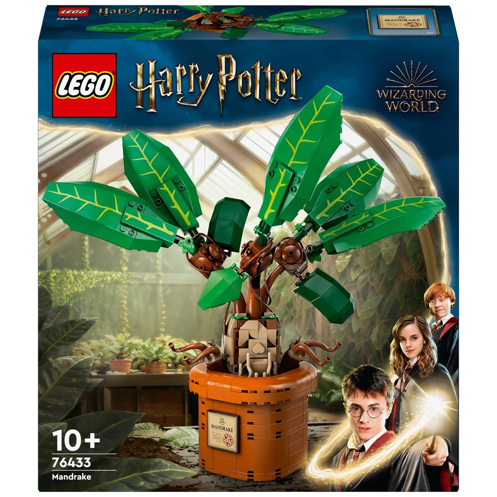 LEGO Harry Potter 76433 Mandrake Magical Plant Figure Set Smyths Toys Ireland