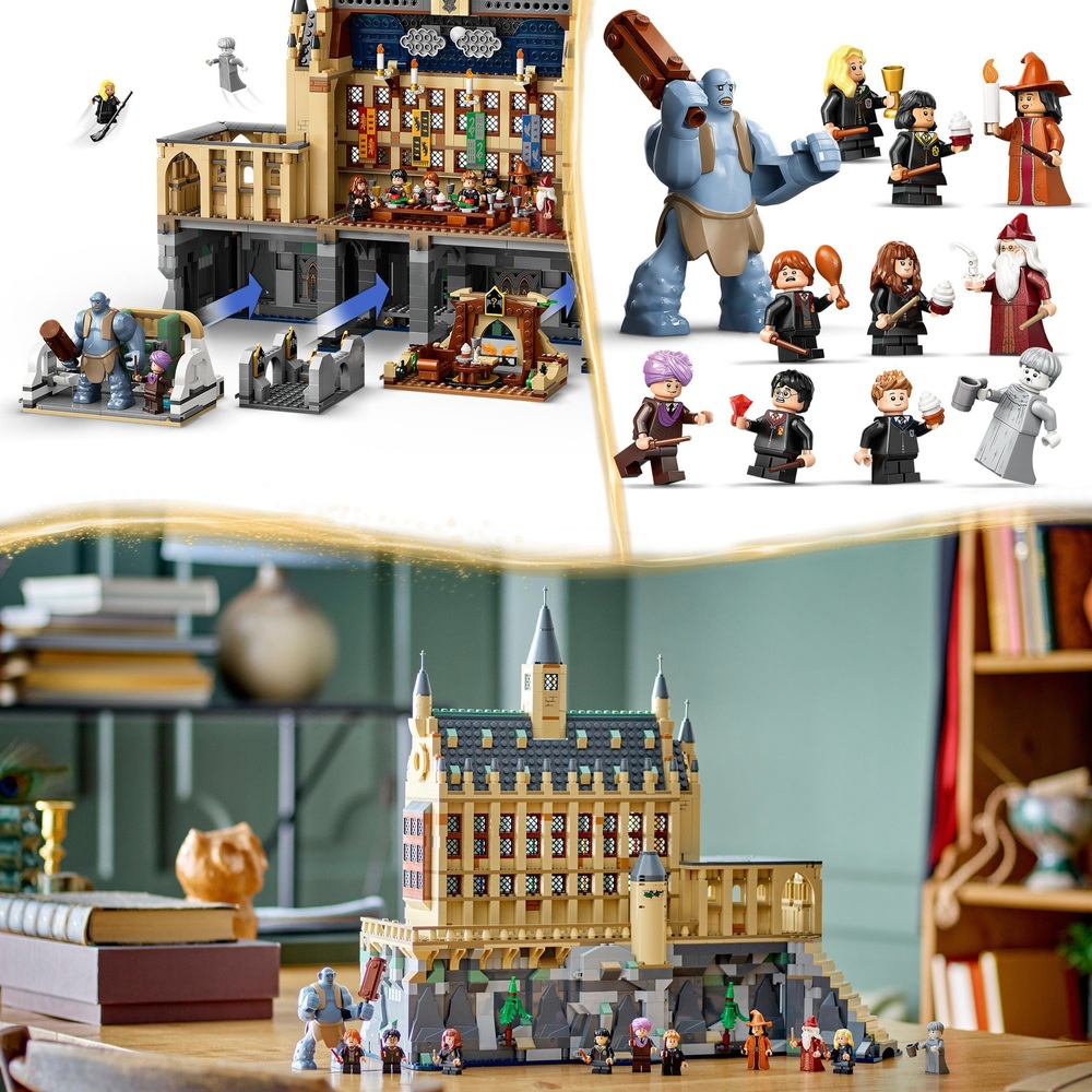 LEGO Harry Potter 76435 Hogwarts Castle: The Great Hall Set | Smyths ...