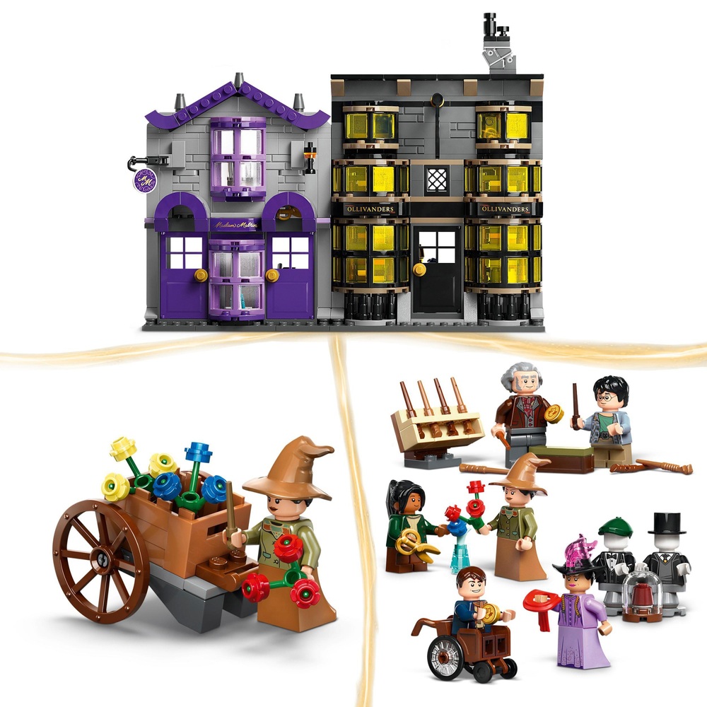 LEGO Harry Potter 76439 Ollivanders & Madam Malkin's Robes Set | Smyths ...