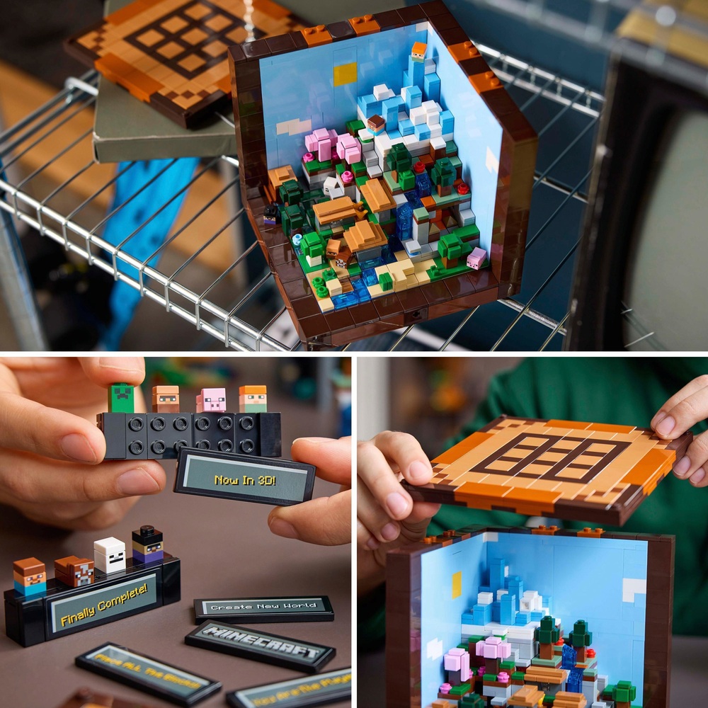 LEGO Minecraft 21265 The Crafting Table Set for Adults Smyths Toys UK
