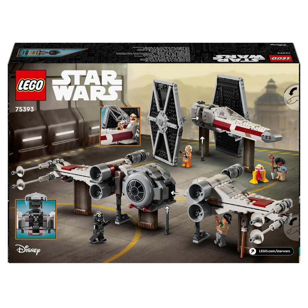 LEGO Star Wars 75393 TIE Fighter & X-Wing Mash-Up Set | Smyths Toys Ireland