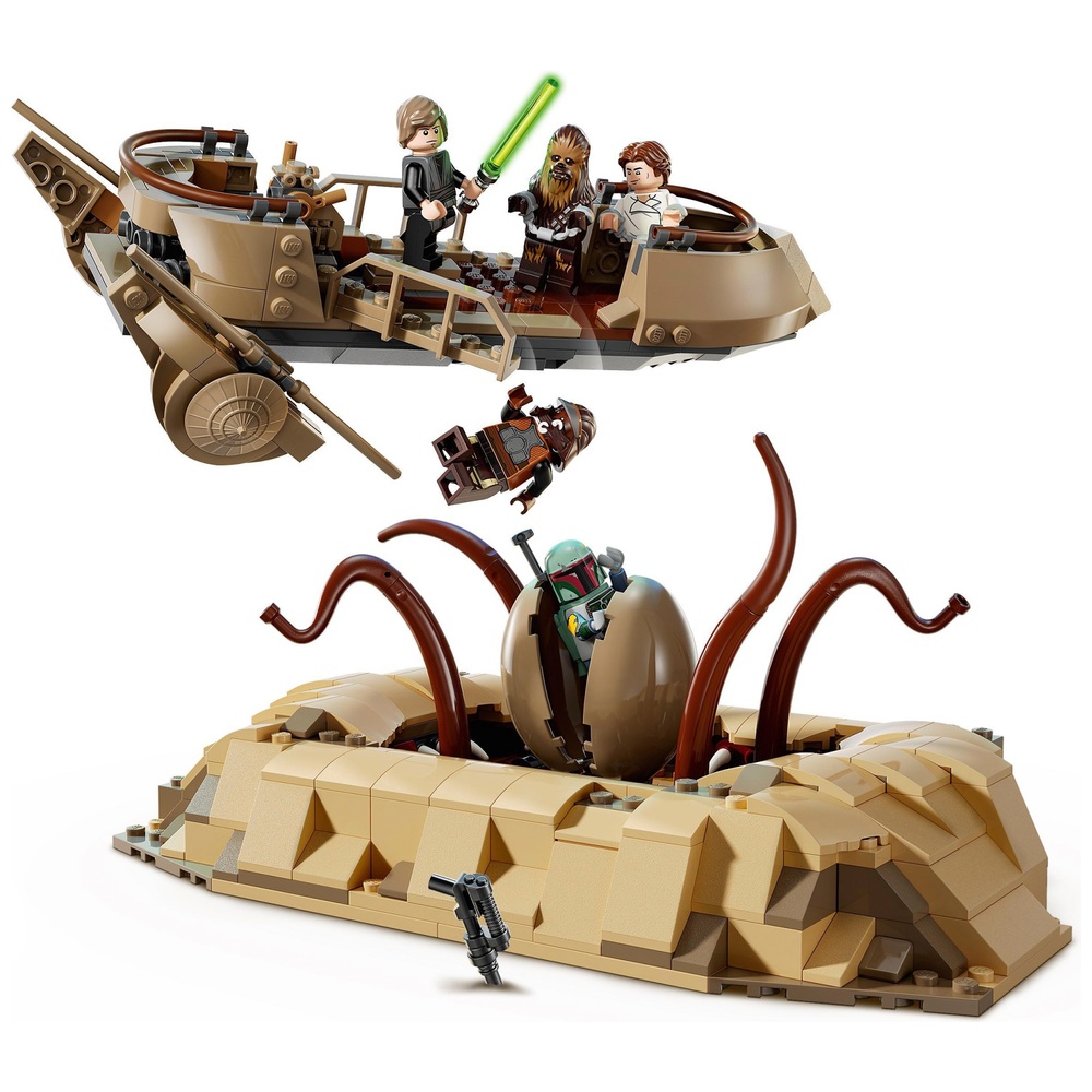 LEGO Star Wars 75396 Return of the Jedi Desert Skiff & Sarlacc Pit Set ...