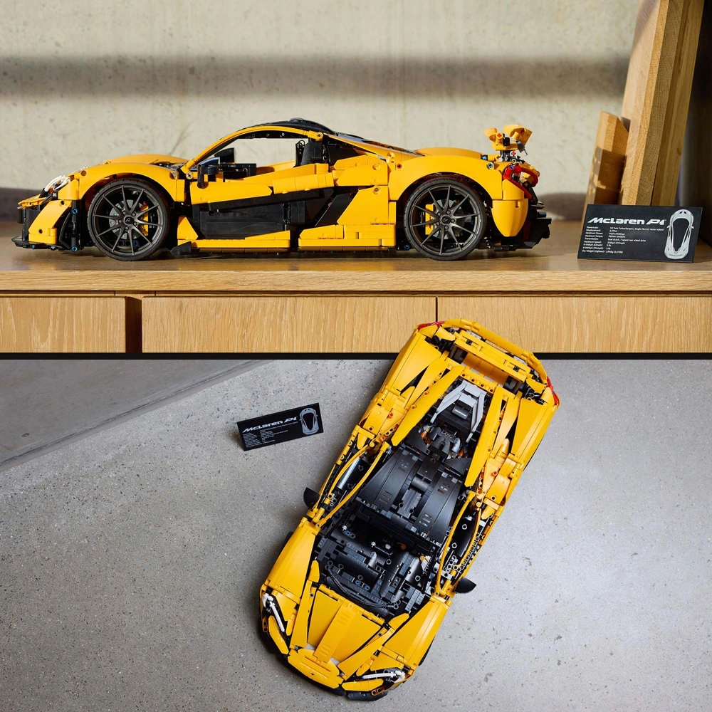 LEGO Technic 42172 McLaren P1 Car Model Set for Adults