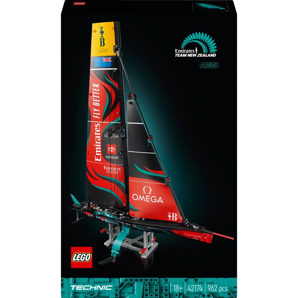 LEGO Technic 42174 Emirates Team New Zealand AC75 Yacht Set for Adults ...