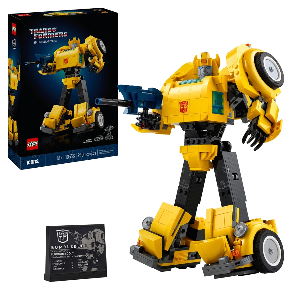 LEGO Icons 10338 Transformers Bumblebee Set for Adults