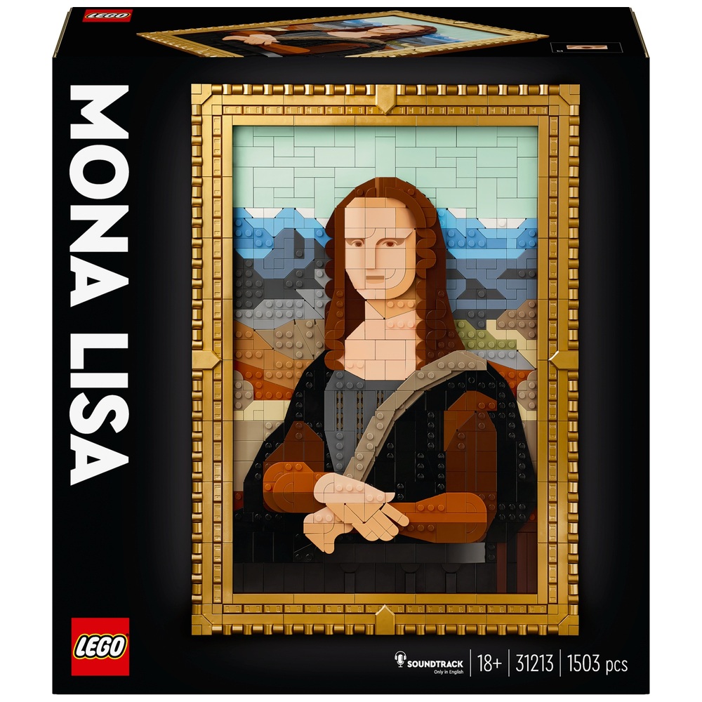 LEGO Art 31213 Mona Lisa Painting Building Set for Adults | Smyths Toys UK