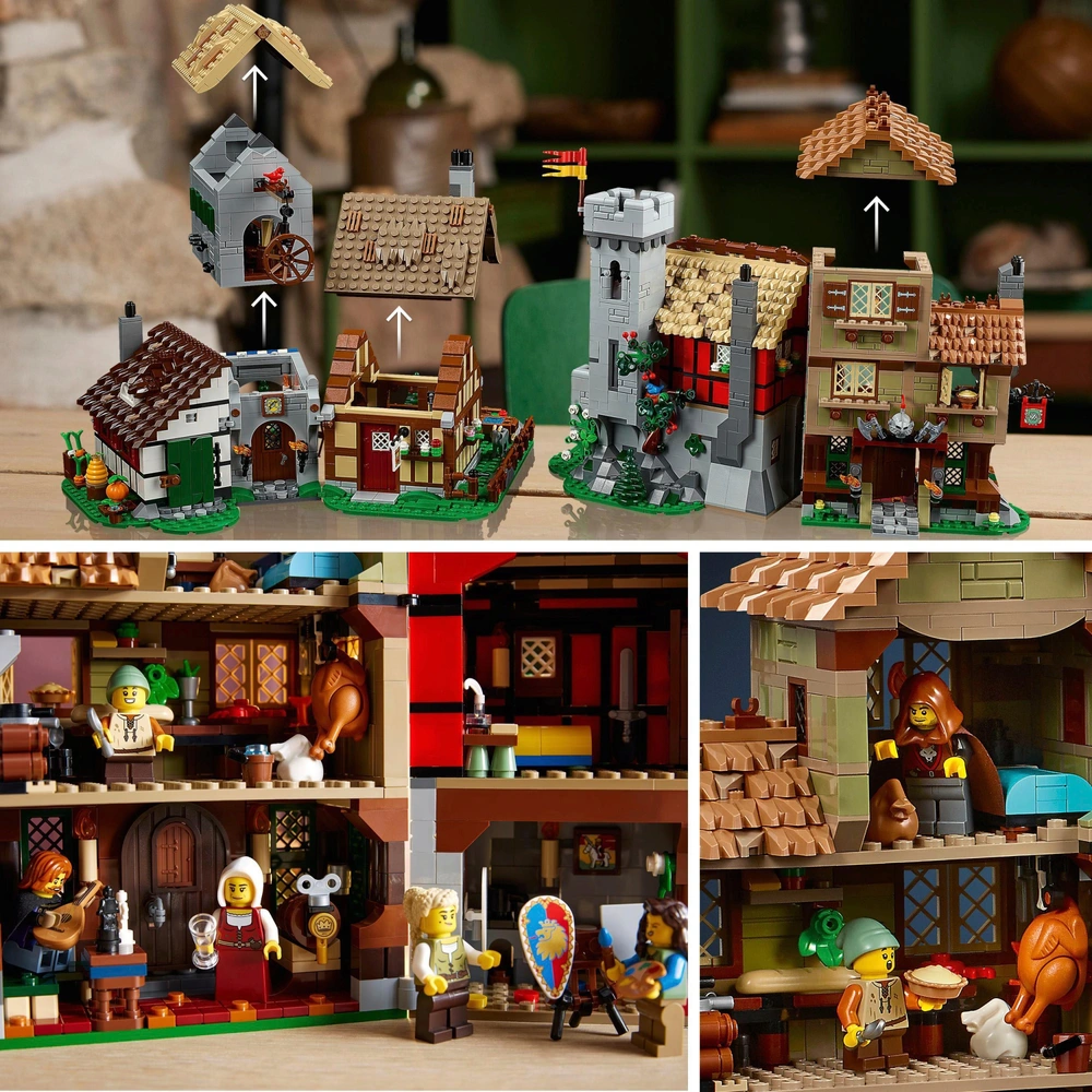 ※ TJSN Medieval Market Lego LEGO® Icons Medieval Town Square