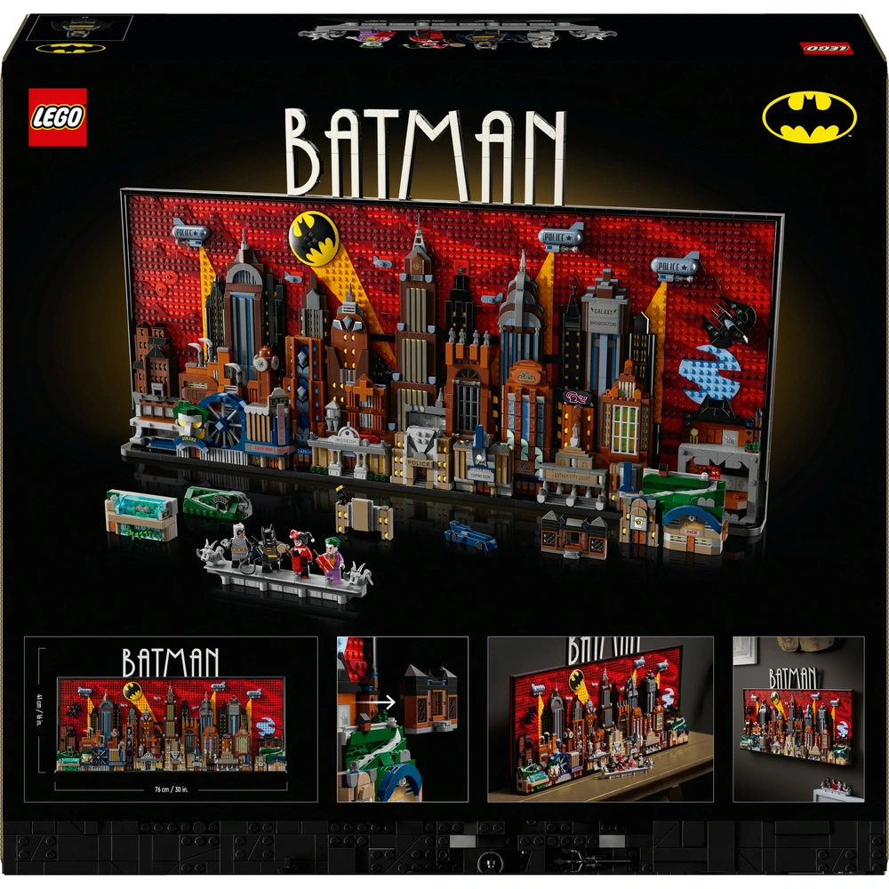 LEGO Art 76271 Batman: The Animated Series Gotham City Set for