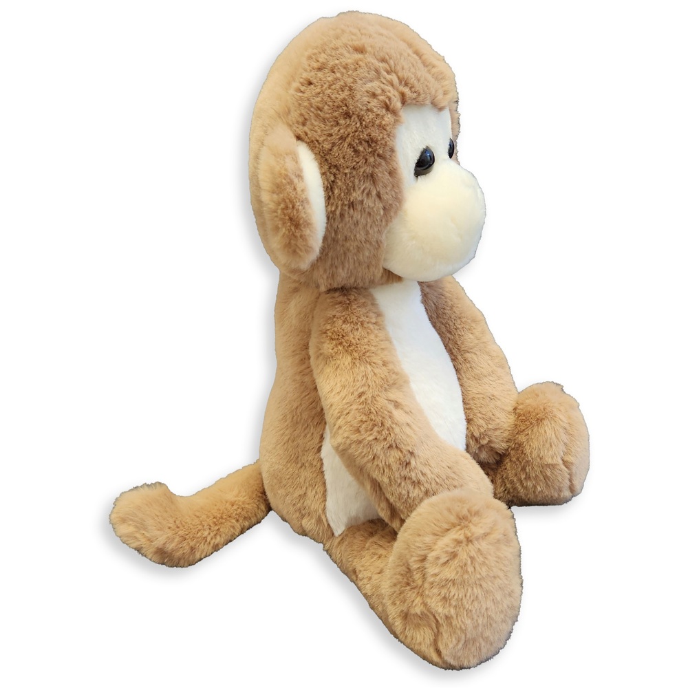 World s Softest Plush Tan Monkey Soft Toy 25cm Smyths Toys UK