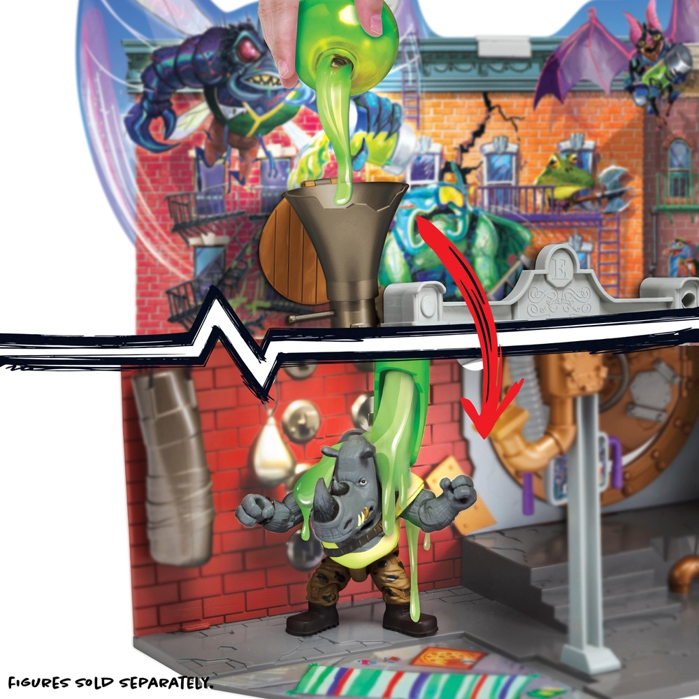 Teenage Mutant Ninja Turtles: Mutant Mayhem Sewer Lair Playset | Smyths ...