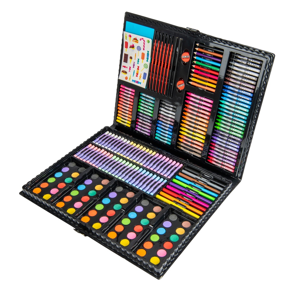 Crafty Co. 250 Piece Kids Art Set | Smyths Toys UK