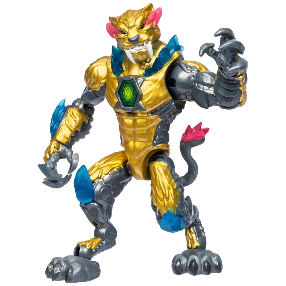 MrBeast Lab Mutators: Mutation Chamber Golden Panther Action Figure ...