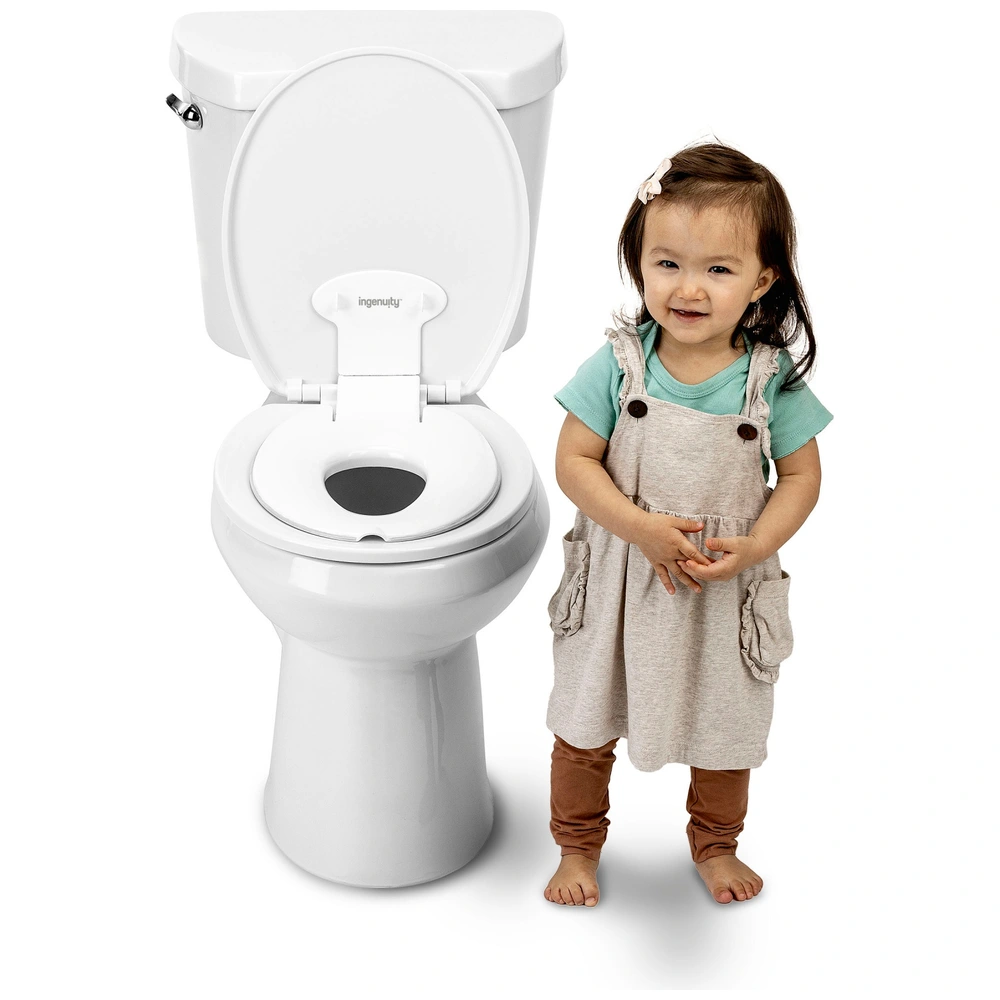 Pot Bébé Apprentissage Propreté Ingenuity - Dossier Haut, Poignées, Cuve Amovible - Pour Enfant Dès 18 Mois - 12