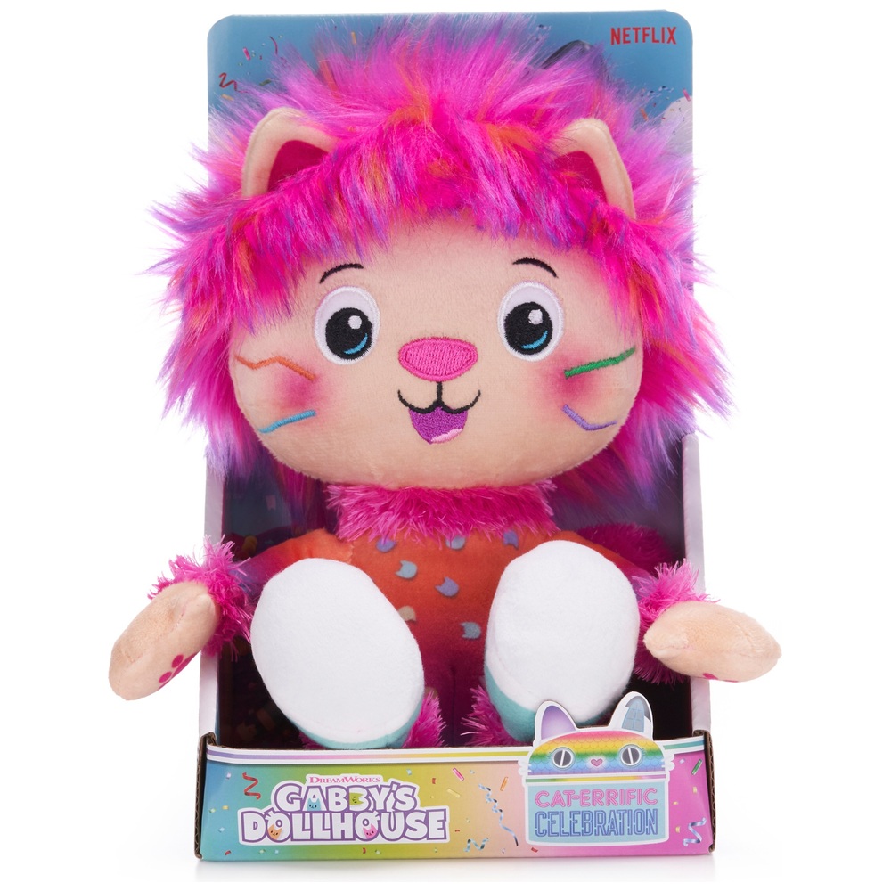 Gabby's Dollhouse 25cm Marty the Party Cat Soft Toy | Smyths Toys UK