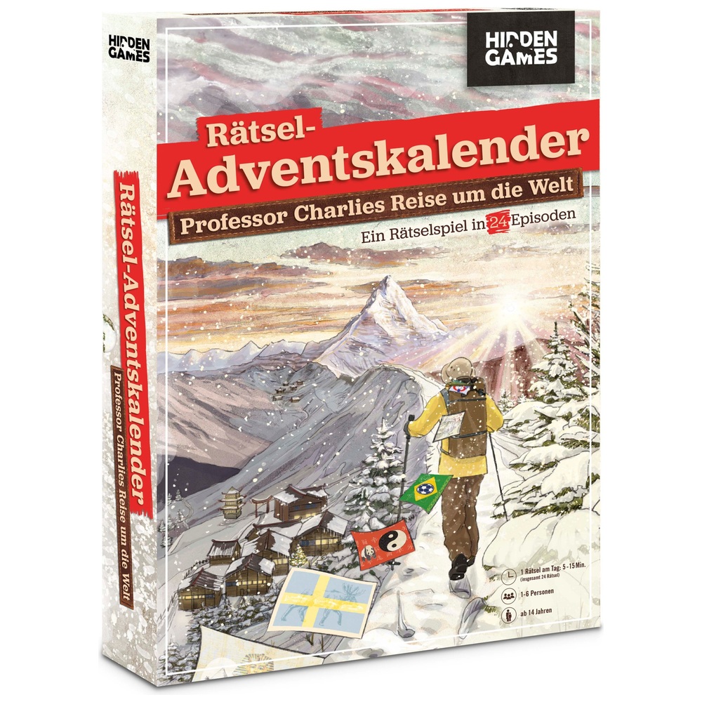 Hidden Games Professor Charlies Reise rund um die Welt Adventskalender Smyths Toys Deutschland