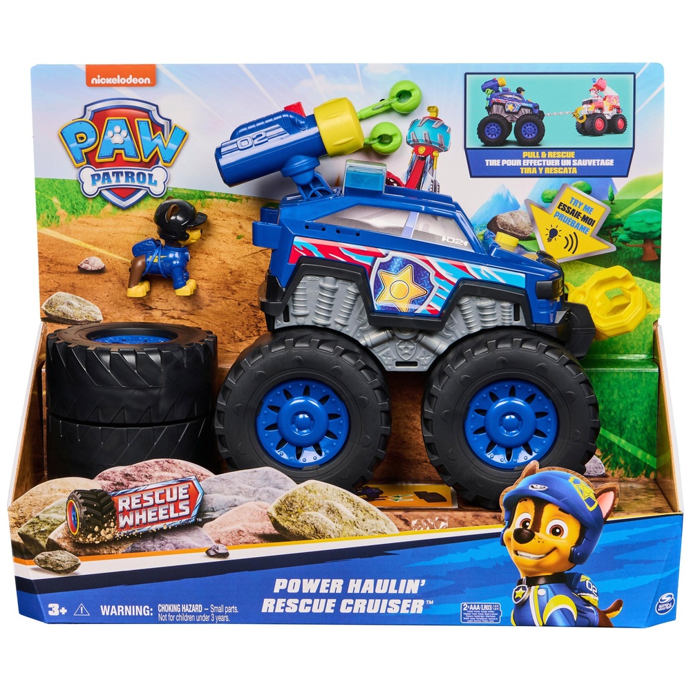 PAW Patrol Rescue Wheels Chase's Deluxe Power Haulin' Rescue Cruiser ...