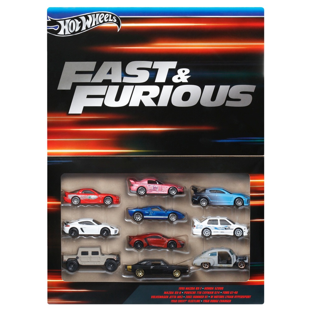 Hot Wheels Fast Furious Vehicle 10 Pack