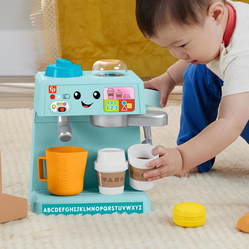 Fisher-Price Baby Toy Laugh Learn Coffee Café Set Smyths Toys UK - Main Image