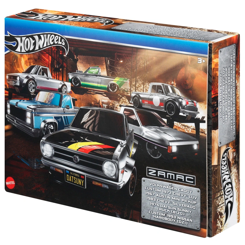 Hot Wheels 1:64 Zamac Vehicle Collection Die-Cast Cars Pack