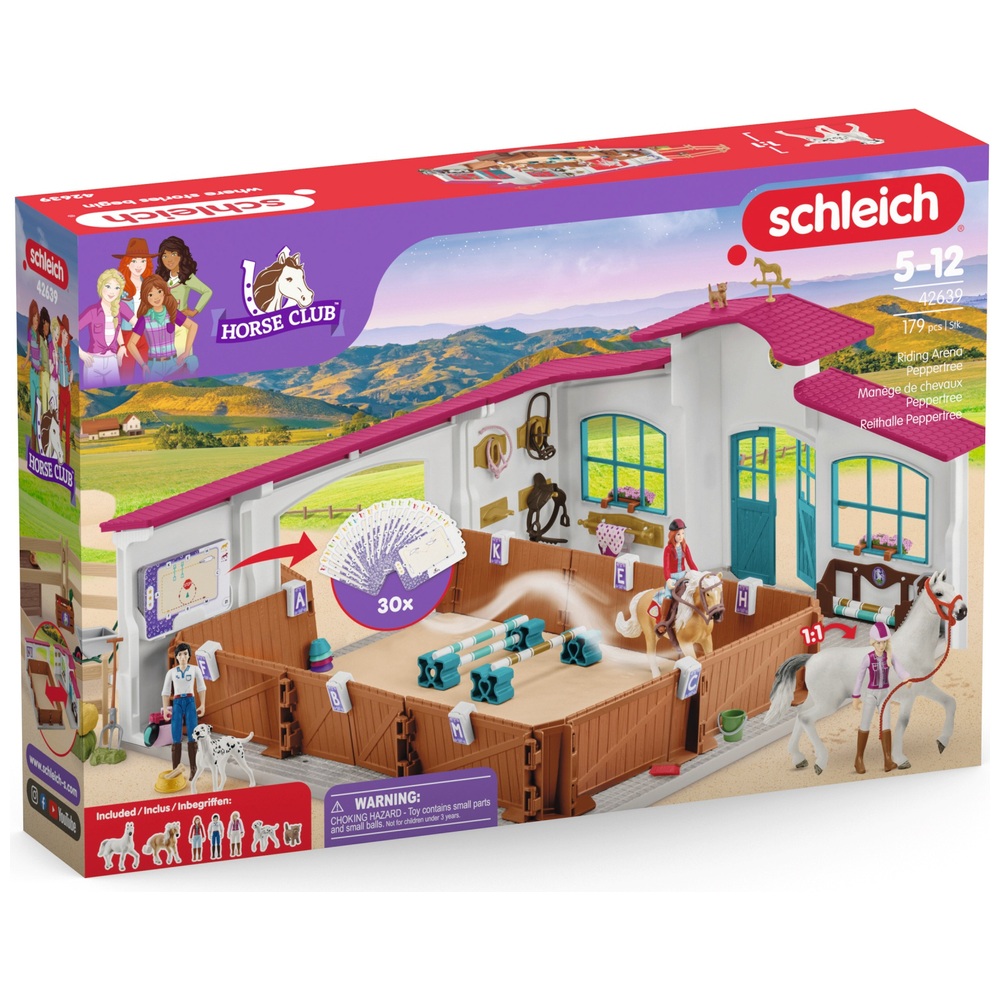 schleich Horse Club 42639 Peppertree Riding Arena Playset | Smyths Toys